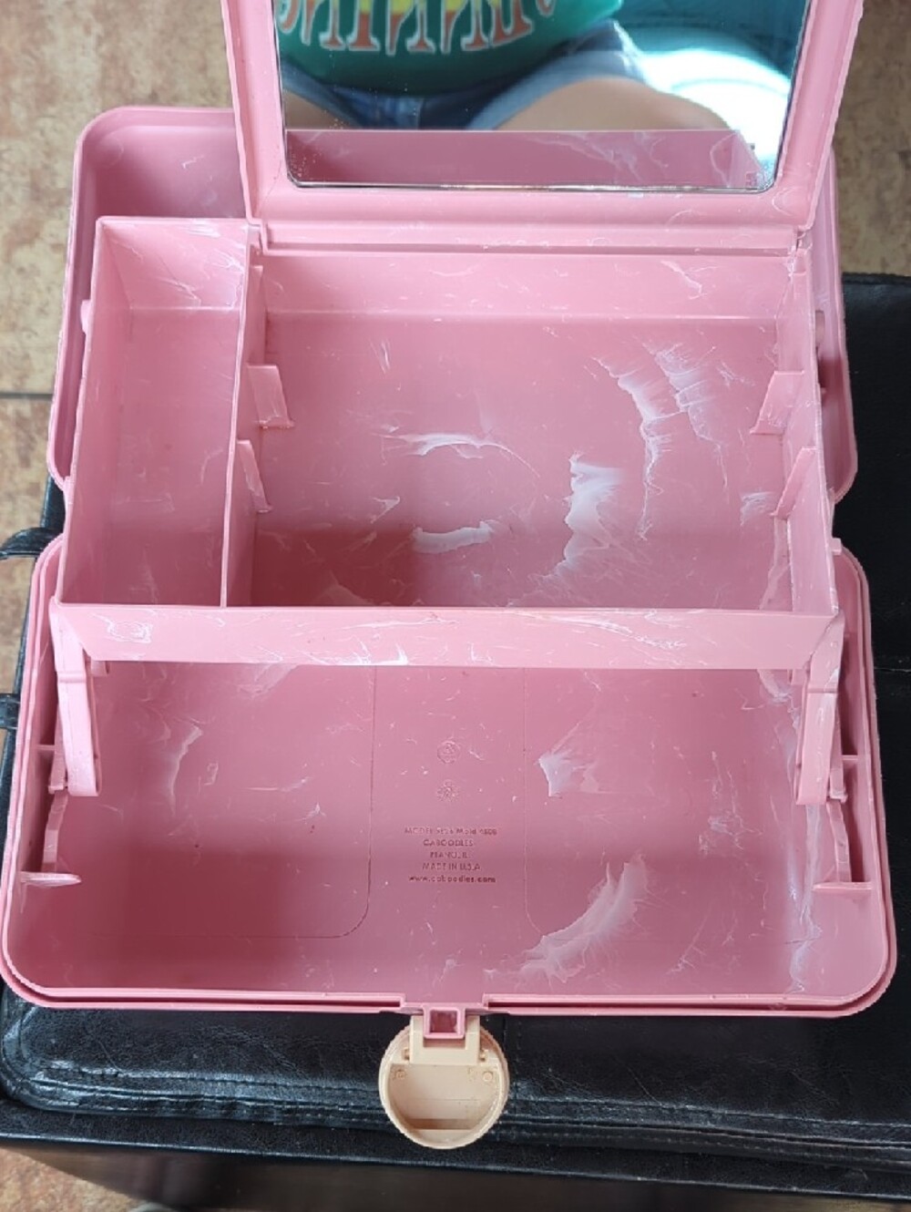 Caboodles Pink Marble Makeup Case - Picture 3 of 6